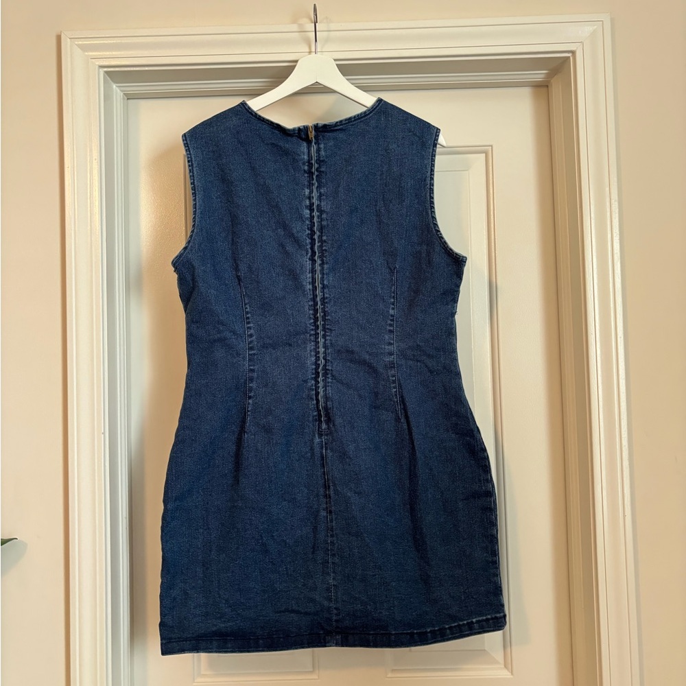 Sleeveless Denim Dress